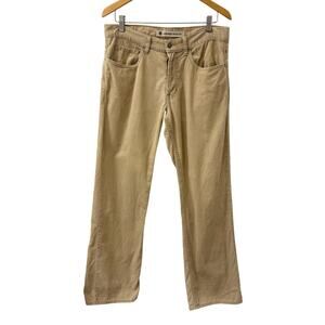Vintage GAP Mens Corduroy Low Rise Boot Fit Pants Size 33x32 Khaki Beige